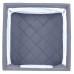 Дитячий манеж SWIFT 4 ME 1196 Gray 127х127х74,5 см