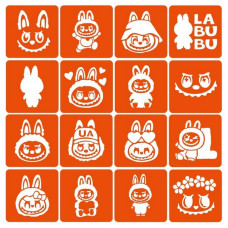 Набор трафаретов для био-тату 