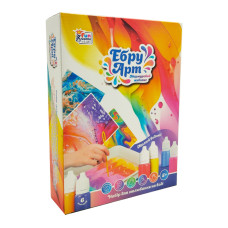 Детский набор для творчества в технике Эбру 62742, 6 пигментов Детский набор для творчества в технике Эбру 62742, 6 пигментов