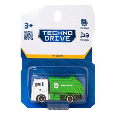 Автомодель детская Мусоровоз TechnoDrive 250241CG-2 масштаб 1:64 Автомодель детская Мусоровоз TechnoDrive 250241CG-2 масштаб 1:64