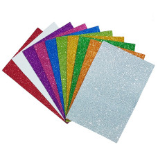 Набор цветного фоамирана с глиттером 17GLA4-MIX2, 1,7-0,1 мм 10 листов