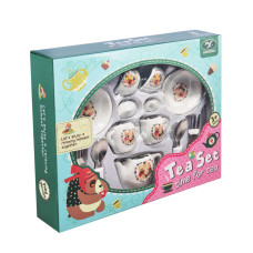 Детский набор посуды Tea set 868-E6-3 фарфор, 17 предметов