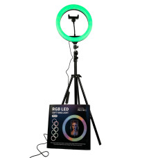 Лампа кільцева RGB MJ-26
