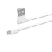 Кабель для зарядки телефона USB - micro USB HOCO UPM10 L образный Белый