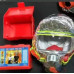 Маска противогаз из алюминиевой фольги, панорамный противогаз Fire mask защита головы