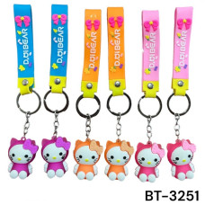 Брелок для ключів "Кітті", зі стрічкою, BT-3251