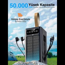 Внешний аккумулятор Power bank 7GO GPW-01 50000mAh PD22,2W+QC3.0 батарея быстрая зарядка Чёрный