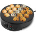 Электрическая такоячница RAF R.527Takoyaki Maker для приготовления пончиков, кейк-попсов и мясных шариков (18 ячеек) антипригарная