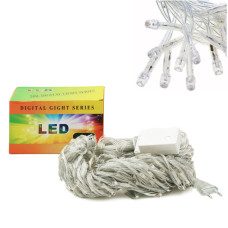 Гірлянда водоспад 240 LED світлодіодна 3х2 м, колір ламп білий, RD-240 Гірлянда водоспад 240 LED світлодіодна 3х2 м, колір ламп білий, RD-240