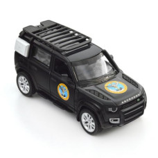 Машинка металлическая из серии "Шевроны Героев" - Land Rover Defender 110 - "ГУР МО"