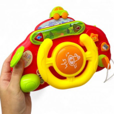 Интерактивная игрушка "Руль", (красный)