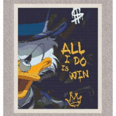 Алмазна мозаїка "Скрудж Макдак" 40х50 см