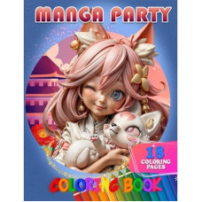 Раскраска для детей Manga Party А05122412 формат А4