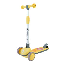 Детский самокат 3-х колесный SC817(Yellow) с музыкой и светом