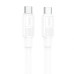 Кабель HOCO X84 Solid Type-C to Type-C 1м charging, ток до 3A для смартфонов 60W Белый