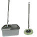 Швабра с автоматическим отжимом и ведром 10л+ 2 насадки Серый Швабра с автоматическим отжимом и ведром 10л+ 2 насадки Серый