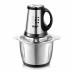 Измельчитель кухонный электрический RAF R.7028 2в1 две чаши 3л (металл и стекло) 300Вт чоппер для мяса