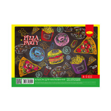 Альбом для рисования АП-0308, 20 листов, 100 г/м2 (Pizza party)