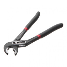Клещи сантехнические 180 мм, кованое железо 40CrV, поливные двухслойные рукоятки, STORM INTERTOOL NT-0160