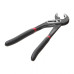 Клещи сантехнические 180 мм, кованое железо 40CrV, поливные двухслойные рукоятки, STORM INTERTOOL NT-0160