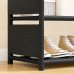 Раскладной шкаф-стеллаж RIAS YH7702-1 с полкой для обуви 170x60x36 см Black