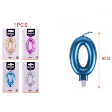 Свічка для торта "Цифра 0", EA0173