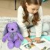 Игрушка мягконабивная Зайчонок МС 080501-10 фиолетовый 33 см