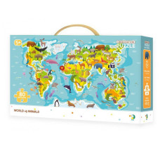 Детский пазл Мир животных DoDo 300133, 80 элементов Детский пазл Мир животных DoDo 300133, 80 элементов