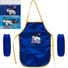 Фартук детский с нарукавниками для мальчиков CR5520(Dark-Blue) 54х37 см (80433)