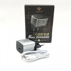 Зарядка - адаптер LENYES LCH082 PD20W + кабель Type-C, LCH082-Type-c-Lighting Зарядка - адаптер LENYES LCH082 PD20W + кабель Type-C, LCH082-Type-c-Lighting