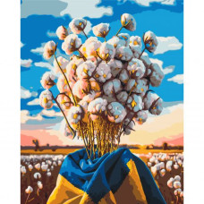 Картина по номерам "Хлопок украинский" 40x50 см