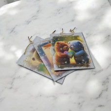 Пакет подарочный Мишки (26х10х32 см), микс видов Пакет подарочный Мишки (26х10х32 см), микс видов