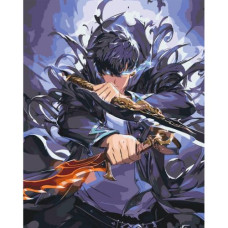 Картина за номерами Аниме "Только я возьму новый уровень" 40х50 см