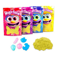 Кинетический песок "Magic Sand", 500 г (желтый)