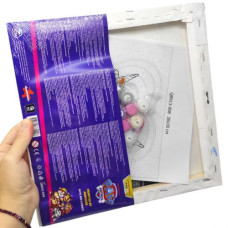 НАБОР ДЛЯ РОСПИСИ ПО НОМЕРАМ 30Х30 СМ "Крепыш"