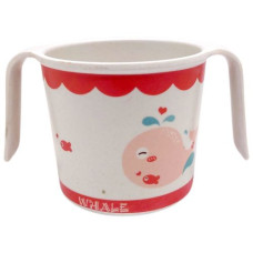 Чашка з бамбукового волокна, 200 мл (ЧЕРВОНА) Чашка з бамбукового волокна, 200 мл (ЧЕРВОНА)