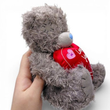 Мягкая игрушка "Мишка" 16 см, с сердцем