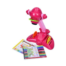 Детский Проектор YM2227-A(Pink) 34см, музика, світло, слайди 4 диска, 32картинки Детский Проектор YM2227-A(Pink) 34см, музика, світло, слайди 4 диска, 32картинки