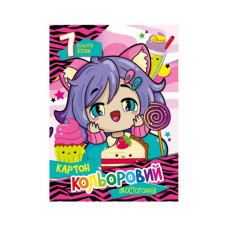 Набор цветного картона А4 Автоспорт АП-1102-5 двусторонний 7 листов Набор цветного картона А4 Автоспорт АП-1102-5 двусторонний 7 листов