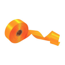 Атласная лента для рукоделия АБ-341, 2,5 см x 23 м, Оранжевый