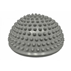 Полусфера массажная киндербол EF-3001-GY 16 см, мягкая, серая