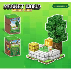 Магнітний конструктор Minecraft "FLOWER BED", 9902-T Магнітний конструктор Minecraft "FLOWER BED", 9902-T