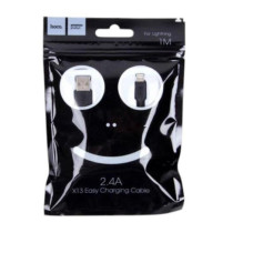 Кабель HOCO X13 iPhone5 1м 2.4A, чорний, 90039-1 Кабель HOCO X13 iPhone5 1м 2.4A, чорний, 90039-1