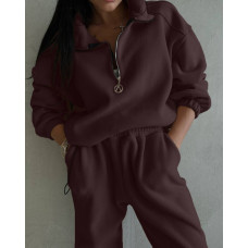 Самый теплый мягкий комфортный костюм двусторонний флис шоколад Самый теплый мягкий комфортный костюм двусторонний флис шоколад