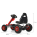 Карт педальный Bambi kart M 4036-3 надувные колеса Красный