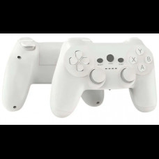 Игровой джостик беспроводной, на батарейках, CM-019 / Беспроводной геймпад для пк Белый Игровой джостик беспроводной, на батарейках, CM-019 / Беспроводной геймпад для пк Белый