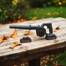 Мощный автомобильный турбо фен 48V / Бытовой скоростной вентилятор ручная воздуходувка 2 АКБ Мощный автомобильный турбо фен 48V / Бытовой скоростной вентилятор ручная воздуходувка 2 АКБ