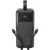 Power bank XO PR250 30000 mAh PD20W+QC22.5W с быстрой зарядкой, дисплеем и кабелями Black