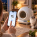 Умный самоочищающийся кошачий лоток TOICAT-8900 78 л+7 л / Умный автоматический лоток для кошек с приложением WiFi, Bluetooth