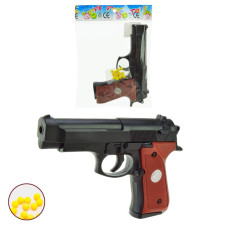 Пістолет арт. 757 (288шт/2) пульки,пакет. 15*11*3 см, 757
